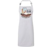 Fabulous Tablier Cuisine Premium Blanc Les Vrais Héros - Coiffeur Barbier Visagiste Blanc G