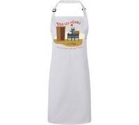 Fabulous Tablier Cuisine Premium Blanc Les Vrais Héros - Menuisier Charpentier Ebéniste Blanc G