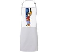 Fabulous Tablier Cuisine Premium Blanc Luffy One Piece Straw Hat Pirate Blanc G