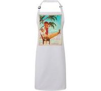 Fabulous Tablier Cuisine Premium Blanc Miami Florida Affiche Vintage Blanc G