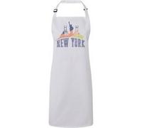 Fabulous Tablier Cuisine Premium Blanc New York Skyline Blanc G
