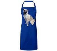 Fabulous Tablier Cuisine Premium Bleu Carlin Petit Chien Beige Bleu G