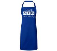 Fabulous Tablier Cuisine Premium Bleu I Drink Coffee Periodically Tableau Périodique Bleu G