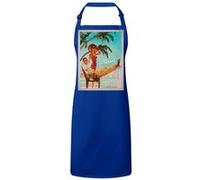 Fabulous Tablier Cuisine Premium Bleu Miami Florida Affiche Vintage Bleu G