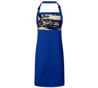 Fabulous Tablier Cuisine Premium Bleu Voiture Vintage Tableau de Bord Cuir et Chrome Bleu G
