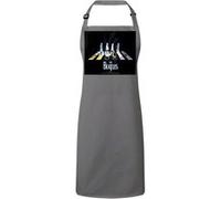 Fabulous Tablier Cuisine Premium Gris Beatles Abbey Road Pop Gris G