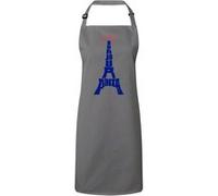 Fabulous Tablier Cuisine Premium Gris Bonjour Paris Gris G
