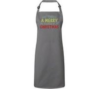 Fabulous Tablier Cuisine Premium Gris Have Yourself a Merry Little Christmas Gris G