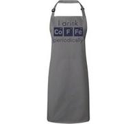 Fabulous Tablier Cuisine Premium Gris I Drink Coffee Periodically Tableau Périodique Gris G