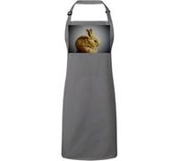 Fabulous Tablier Cuisine Premium Gris Lapin Nain Trop Mignon Poilu Beige Gris G
