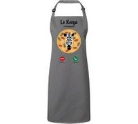 Fabulous Tablier Cuisine Premium Gris Le Kenya M'Appelle Zèbre Gris G