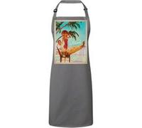 Fabulous Tablier Cuisine Premium Gris Miami Florida Affiche Vintage Gris G