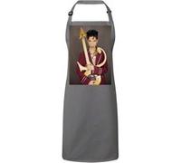 Fabulous Tablier Cuisine Premium Gris Prince Portrait Guitare Gris G