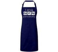 Fabulous Tablier Cuisine Premium Navy I Drink Coffee Periodically Tableau Périodique Navy G