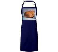 Fabulous Tablier Cuisine Premium Navy Renard Roux Dans La Neige Navy G
