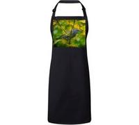 Fabulous Tablier Cuisine Premium Noir Bel Oiseau Sur Une Branche Noir G