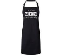 Fabulous Tablier Cuisine Premium Noir I Drink Coffee Periodically Tableau Périodique Noir G