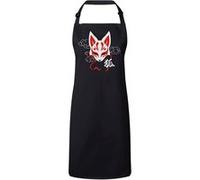 Fabulous Tablier Cuisine Premium Noir Kitsune renard japonais Noir G