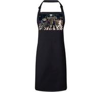 Fabulous Tablier Cuisine Premium Noir The Beatles Abbey Road Cover Noir G