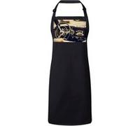 Fabulous Tablier Cuisine Premium Noir Voiture Vintage Tableau de Bord Cuir et Chrome Noir G