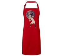 Fabulous Tablier Cuisine Premium Rouge Atlas Soulevant la Terre Rouge G