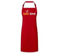 Fabulous Tablier Cuisine Premium Rouge Bee Kind Rouge G