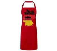 Fabulous Tablier Cuisine Premium Rouge Drapeau Carte Allemagne Rouge G