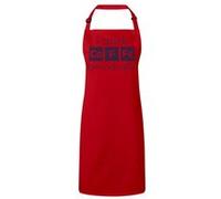 Fabulous Tablier Cuisine Premium Rouge I Drink Coffee Periodically Tableau Périodique Rouge G