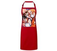 Fabulous Tablier Cuisine Premium Rouge Kame Hame Ha Vague Destructrice Dragon Ball Rouge G