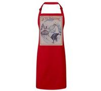 Fabulous Tablier Cuisine Premium Rouge La Vie Parisienne Royaume Des Neiges 1923 Rouge G