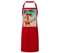 Fabulous Tablier Cuisine Premium Rouge Miami Florida Affiche Vintage Rouge G