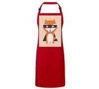 Fabulous Tablier Cuisine Premium Rouge Renard Roux Nature Rouge G