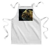 Fabulous Tablier Enfant Cuisine Panthere Artwork - Qualité Premium 100% Coton Blanc G