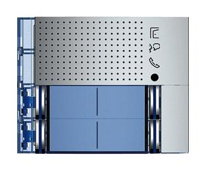 Façade BTICINO, haut-parleur, LED, 4Rt-D, entièrement en métal, 1 pièce.