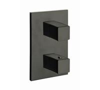 Façade douche thermostatique Noir mat TABULA - Cristina Ondyna XQ85213