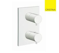 Façade externe en laiton 3 sorties WHITEMAT TRIVERDE - CRISTINA ONDYNA XT85324