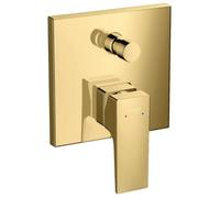 Façade mitigeur bain douche encastré 2 sorties HANSGROHE Metropol aspect doré poli