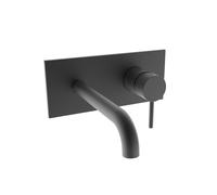 Facade Mitigeur Lavabo Bec 185 Mm Picche Blackmat - CRISTINA ONDYNA PH25613