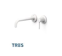 Façade mitigeur lavabo Blanc mat - TRES 26230022BM