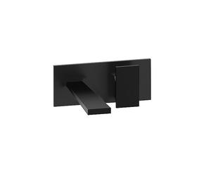 Façade mitigeur lavabo mural Noir mat TABULA - CRISTINA ONDYNA TA25613
