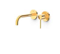 Façade mitigeur lavabo Or 24K - TRES 26230021OR