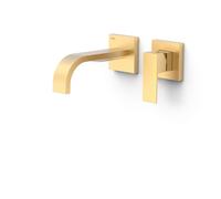 Façade mitigeur lavabo Or Mat 24K - TRES 00630021OM