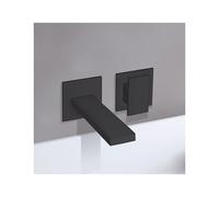 Façade pour mitigeur lavabo mural 2 trous Black Mat TABULA - CRISTINA ONDYNA TA25713