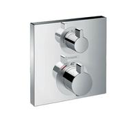 Hansgrohe Mitigeur thermostatique bain-douche Ecostat Square encastré chrome 15714000