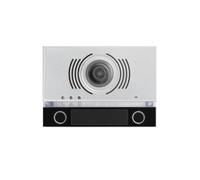 Façade pour platine de rue vidéo à 2 boutons Alpha noir Urmet 1168/142