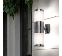 Globo Lighting Xeloo applique murale extérieure 2x60 W acier-opale 32014-2