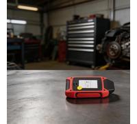 FACAIIO Analyseur d'humidité du bois professionnel avec sonde d'humidité de | Précision de 99,9 %, affichage haute luminosité, fonction d'arrêt automatique pour menuiserie et bricolage rouge