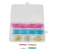 FACAIIO Assortiment de connecteurs thermorétractables, noyau en cuivre | Bornes de fil étanches pour bateau, camion, code couleur AWG 22-16 16-14 12-10