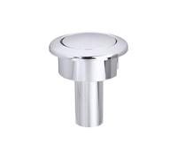 FACAIIO Bouton poussoir chromé pour chasse d'eau Siamp Storm 33 A, pour réservoir double mode pour pièce de rechange 48 mm/58 mm trou 38-44 mm