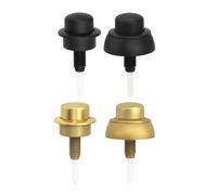 FACAIIO Bouton poussoir compatible avec vanne WC SIAMP 49, mécanisme de chasse ABS, couvercle de support optionnel, facile